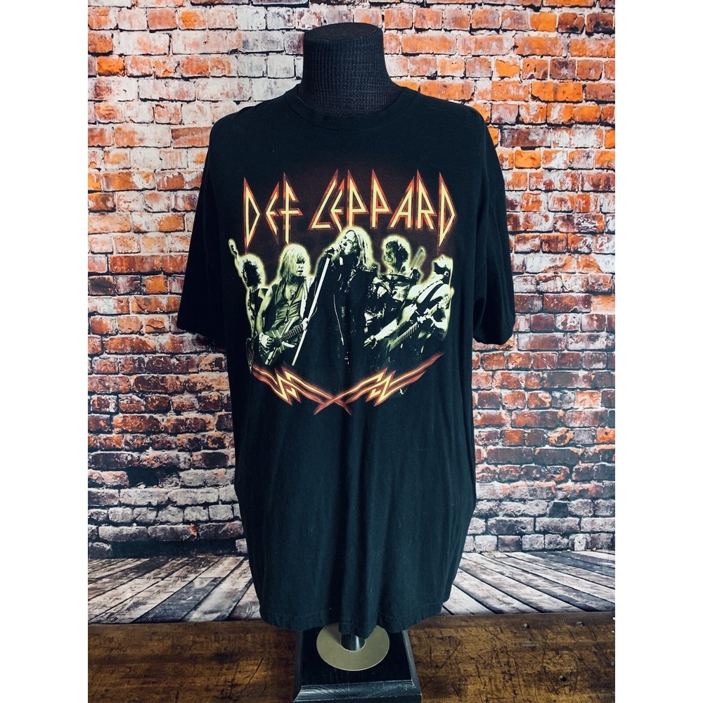 Def Leppard Summer Tour 2009 T Shirt XXL Graphic Tee 100% Cotton
